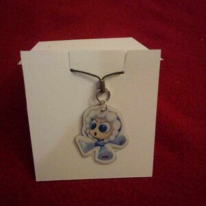 Handmade Laminate Anime Manga Videogame Cartoon Megaman Iceman Charm!